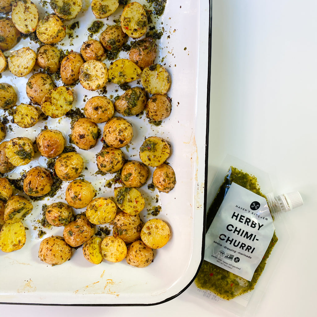 Chimichurri Roasted Potatoes