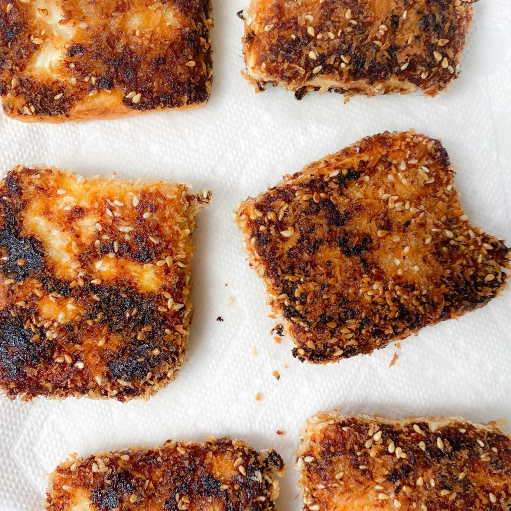 Gingery Miso & Panko Crusted Tofu
