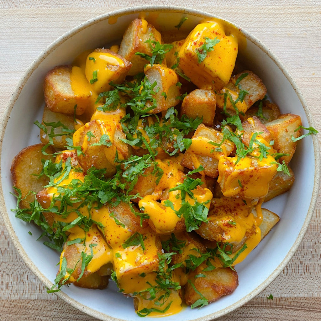 Patatas Bravas With Romesco Aïoli