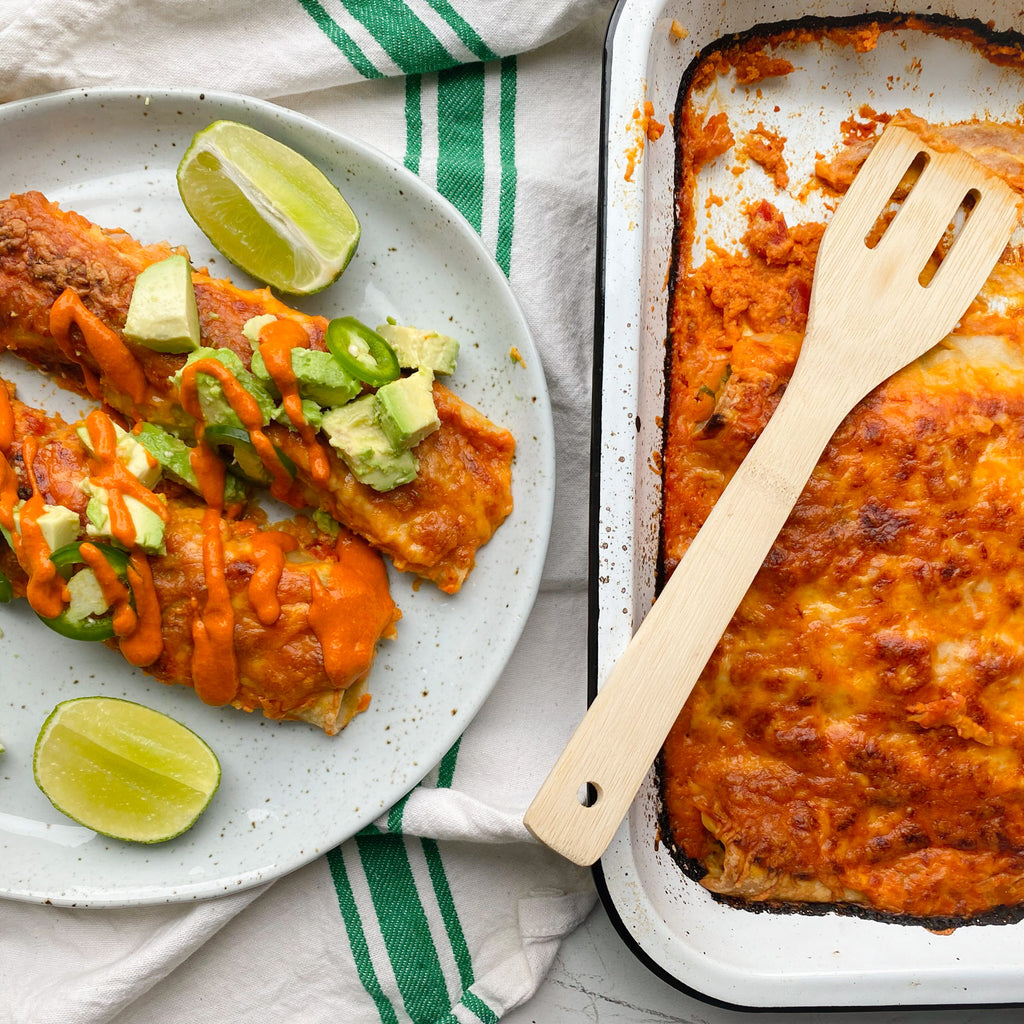 Vegetarian Pumpkin Enchiladas
