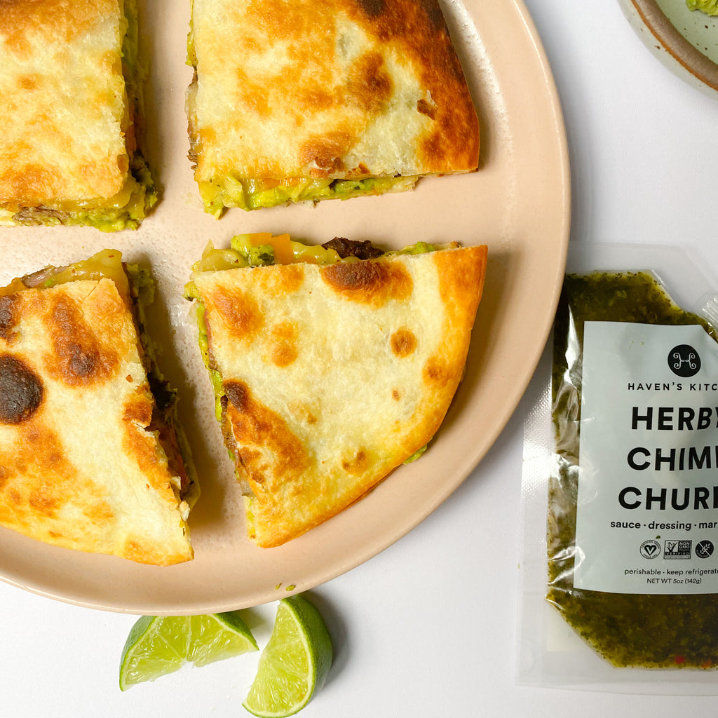 Chimichurri Steak Quesadillas