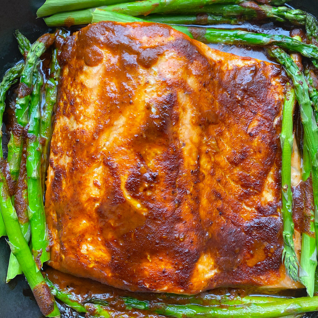 Harissa Slow Roasted Salmon