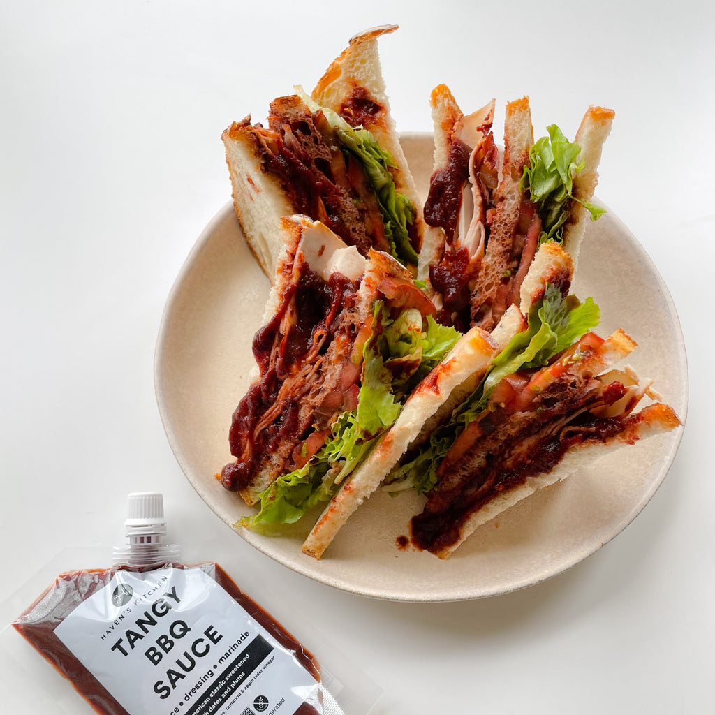 Tangy BBQ Turkey Club