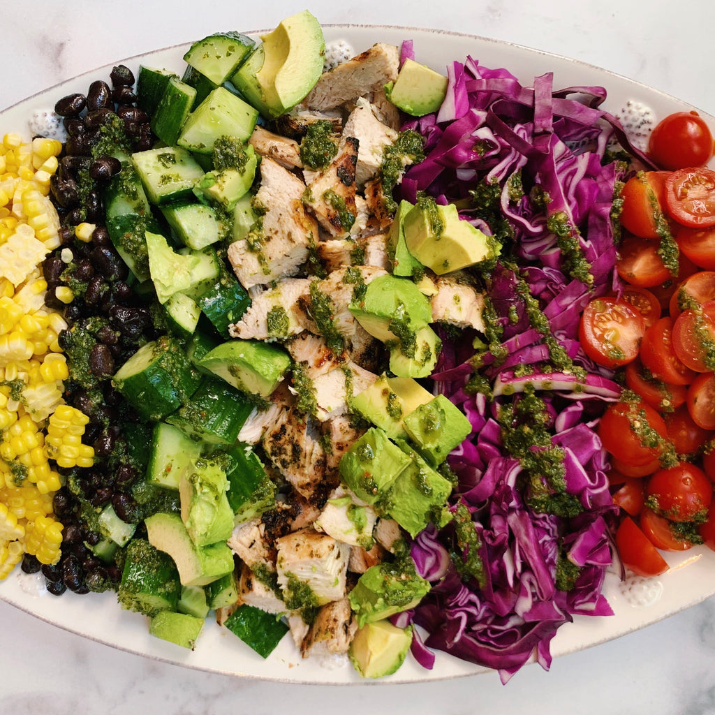 Chimi-Grilled Chicken Salad