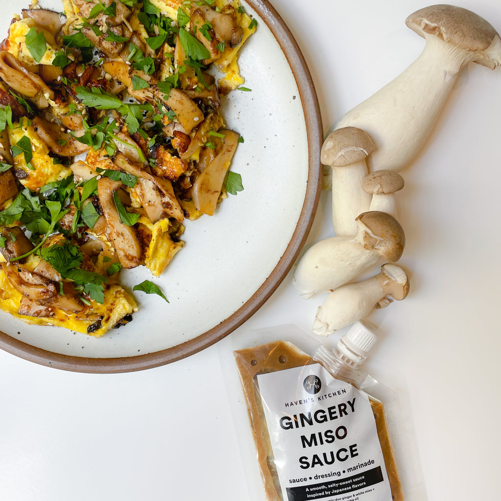 Gingery Miso Butter Omelette