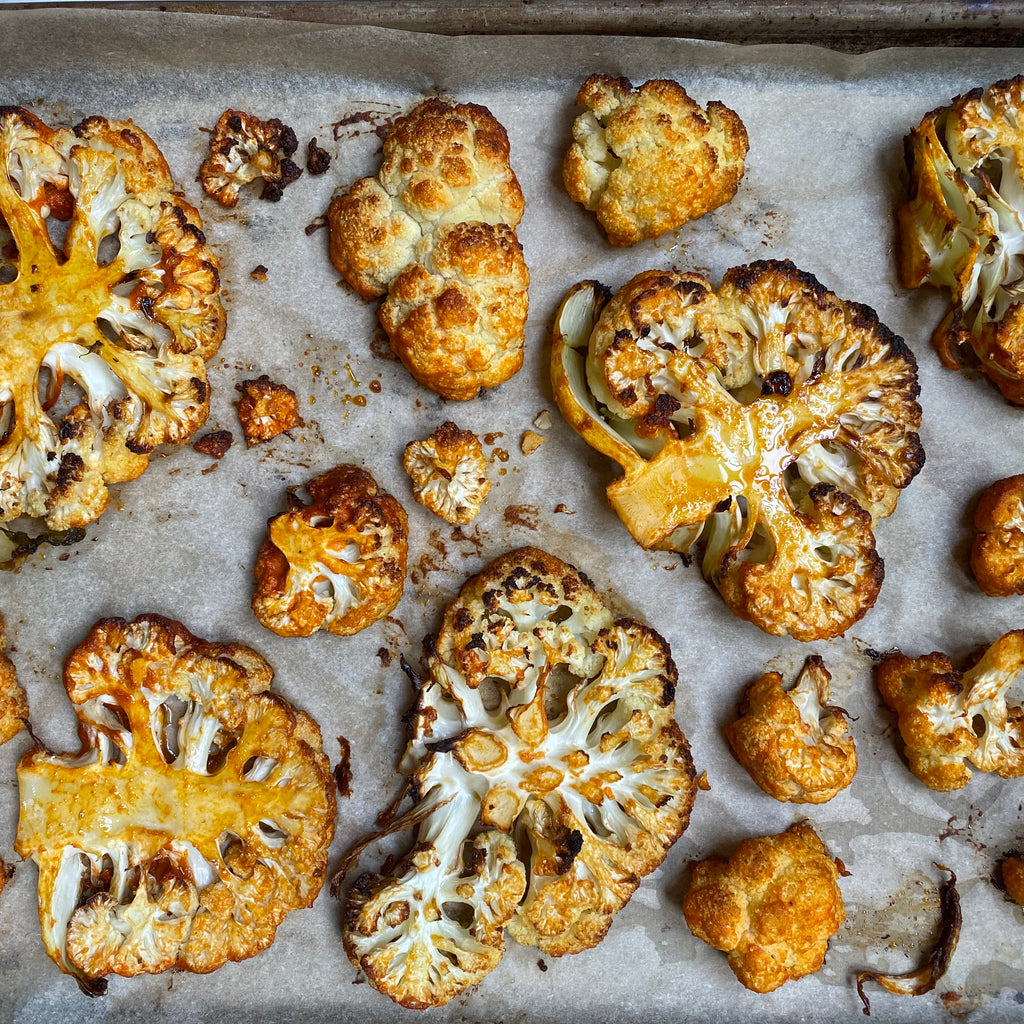 Romesco Roasted Cauliflower 'Steaks'