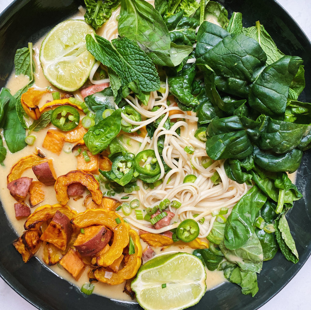 Coco Nutty Lemongrass Soup with Squash